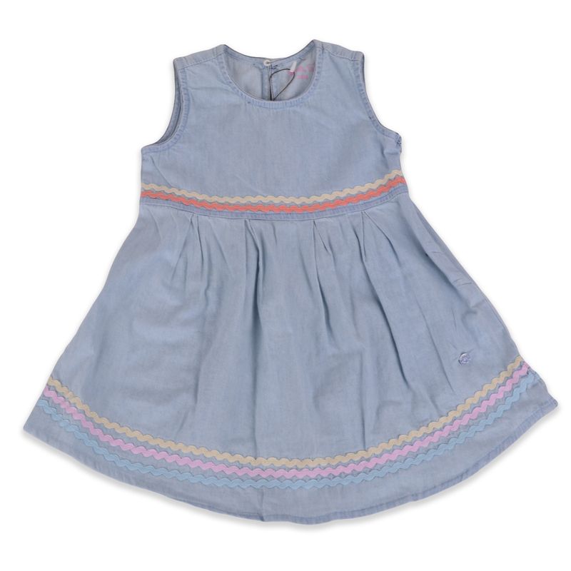 Vestido-Bebe-Niña-Celeste-Pillin