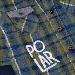 Camisa Bebe Niño Azul