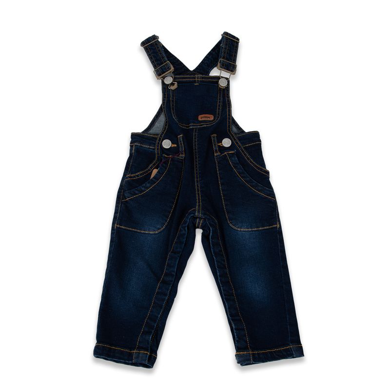 Jardinera-Bebe-Niño-Denim-Pillin