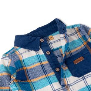 Camisa Bebé Niño Azul