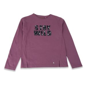 Polera Niña Ciruela
