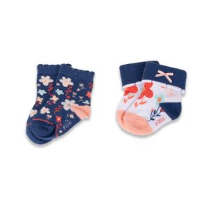 Pack 2 Pzas Calcetines Bebé Niña Multicolor