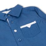 Camisa-Bebe-Niño-Azul-Pillin