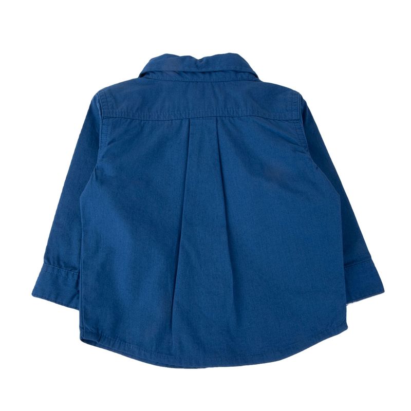 Camisa-Bebe-Niño-Azul-Pillin