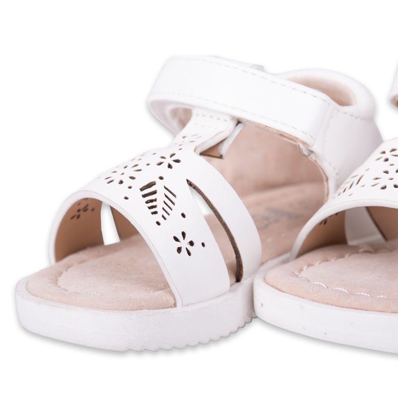 Sandalias-Bebe-Niña-Blanco-Pillin
