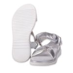 Sandalias-Niña-Plateado-Pillin