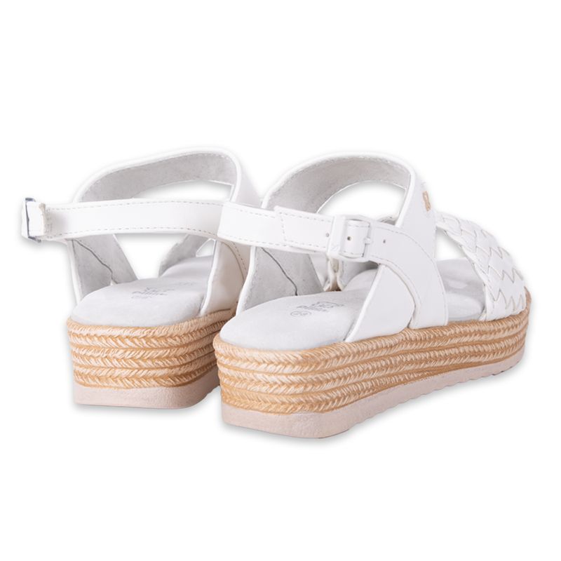 Sandalias-Niña-Blanco-Pillin