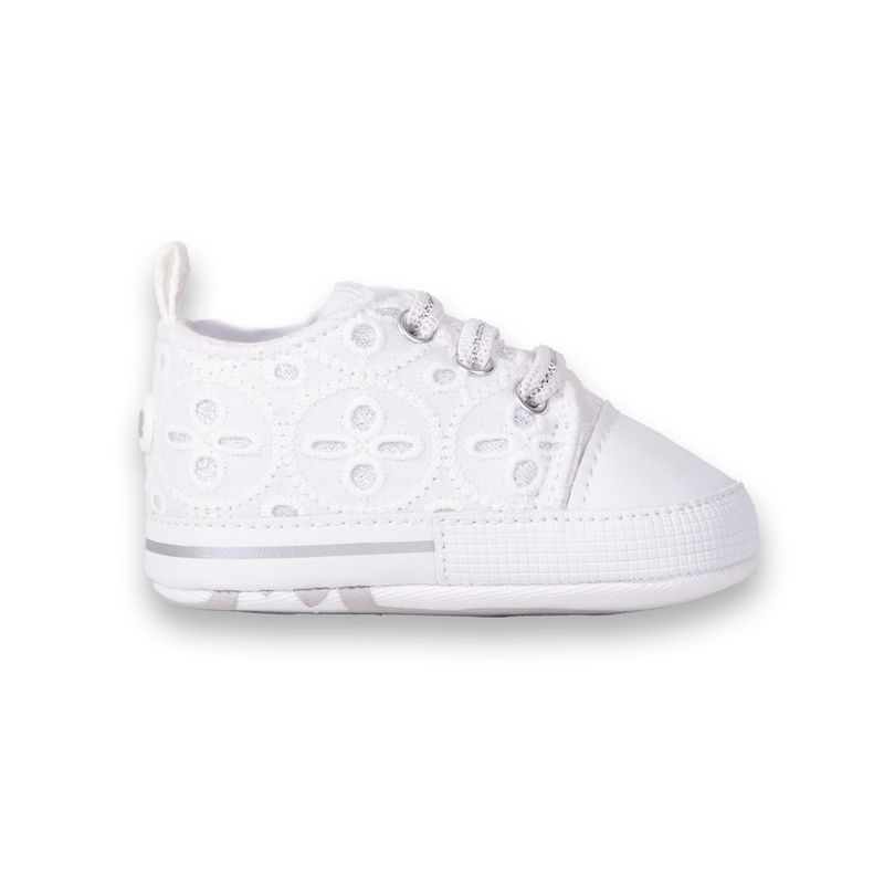 Zapatillas-Bebe-Niña-Blanco-Pillin