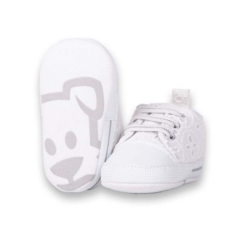 Zapatillas-Bebe-Niña-Blanco-Pillin