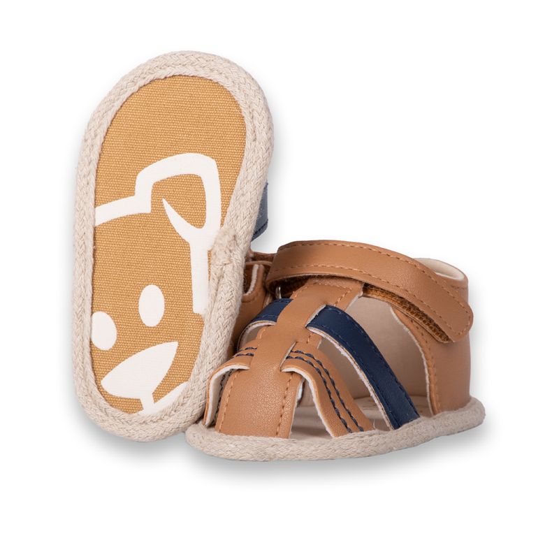 Sandalias-Bebe-Niño-Cafe-Pillin