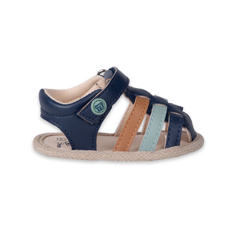 Sandalias-Bebe-Niño-Azul-marino-Pillin