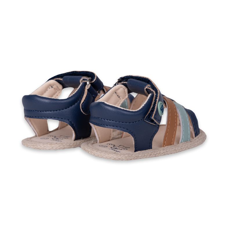 Sandalias-Bebe-Niño-Azul-marino-Pillin