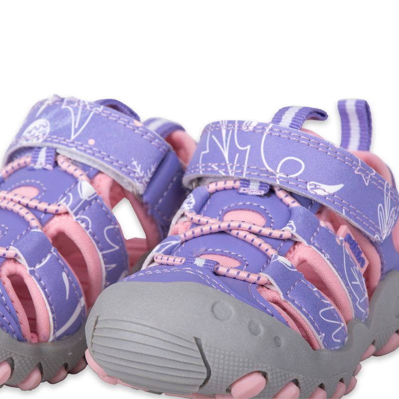 Sandalias-Outdoor-Bebe-Niña-Morado-Pillin