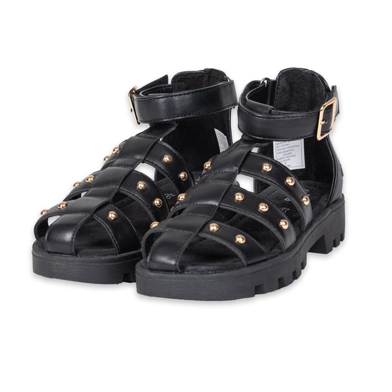 Sandalias-Niña-Negro-Pillin