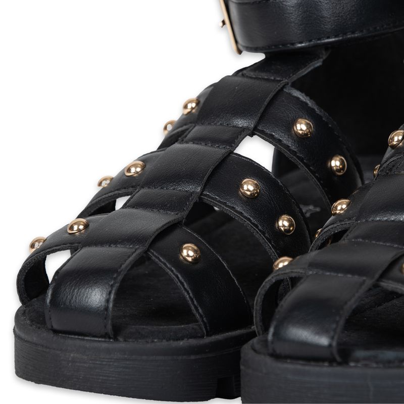 Sandalias-Niña-Negro-Pillin