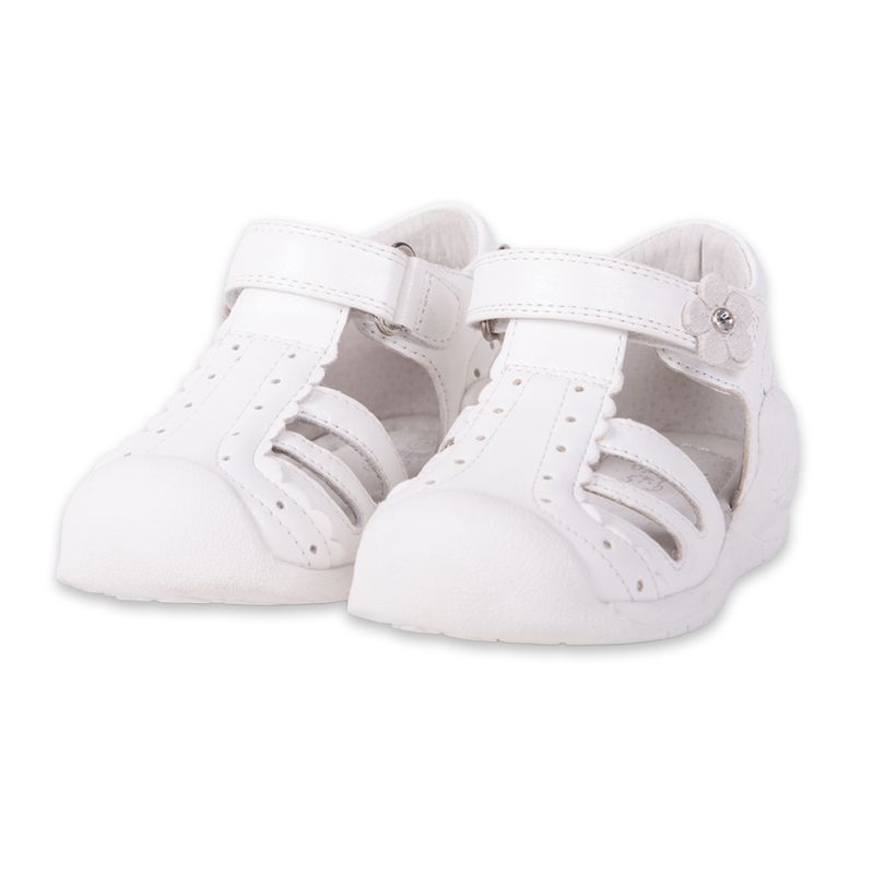 Sandalias-Pasos-Bebe-Niña-Blanco-Pillin