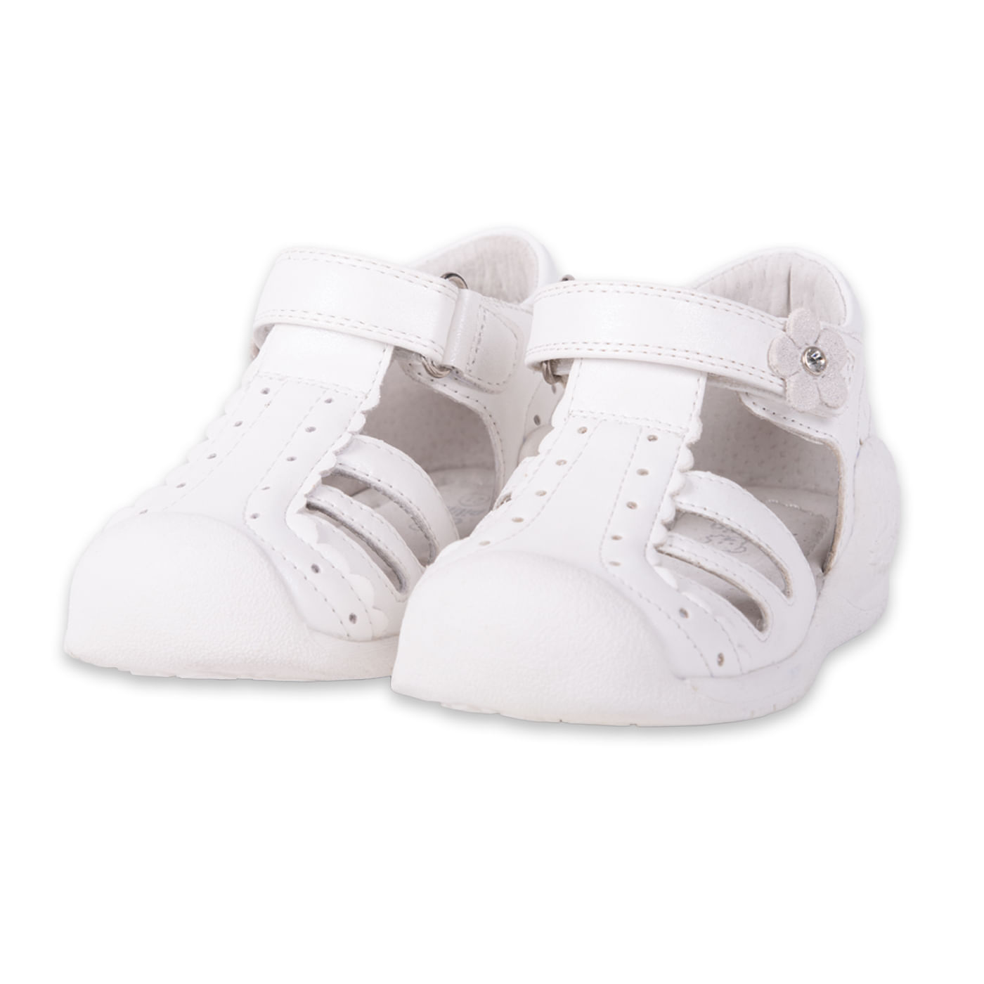 Sandalias Pasos Bebe Niña Blanco Pillin Tienda Online Pillin