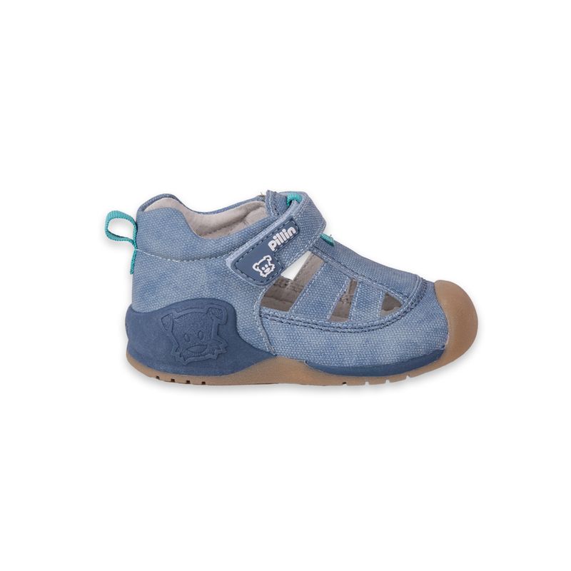 Sandalias-Pasos-Bebe-Niño-Celeste-Pillin