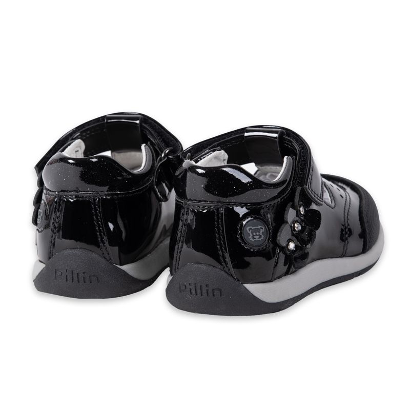 Zapato-Clasico-Bebe-Niña-Negro-Pillin