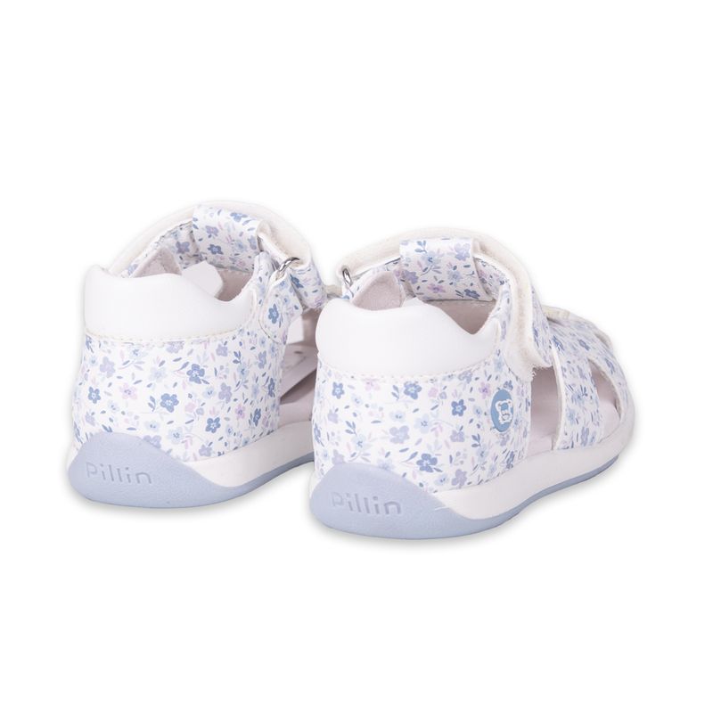 Sandalias-Clasico-Bebe-Niña-Blanco-Pillin