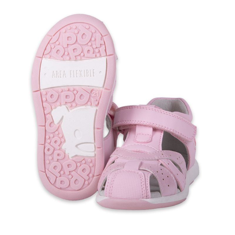Sandalias-Clasico-Bebe-Niña-Rosado-Pillin