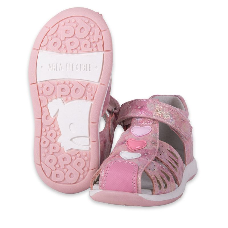 Sandalias-Clasico-Bebe-Niña-Rosado-Pillin