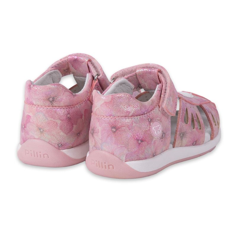 Sandalias-Clasico-Bebe-Niña-Rosado-Pillin
