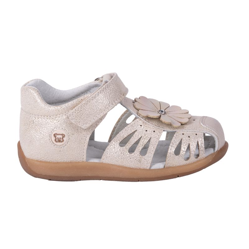 Sandalias-Clasico-Bebe-Niña-Dorado-Pillin