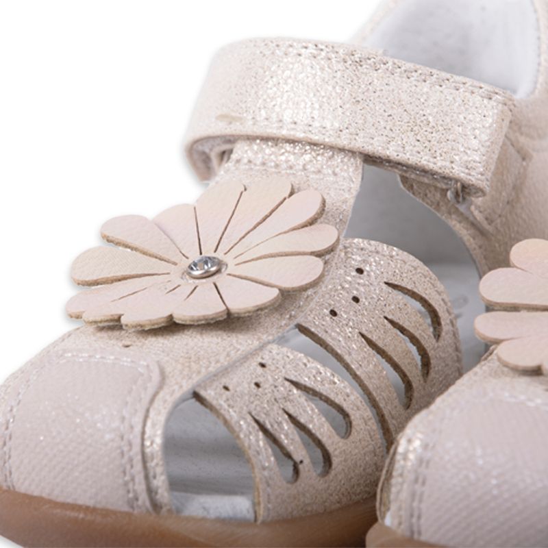 Sandalias-Clasico-Bebe-Niña-Dorado-Pillin