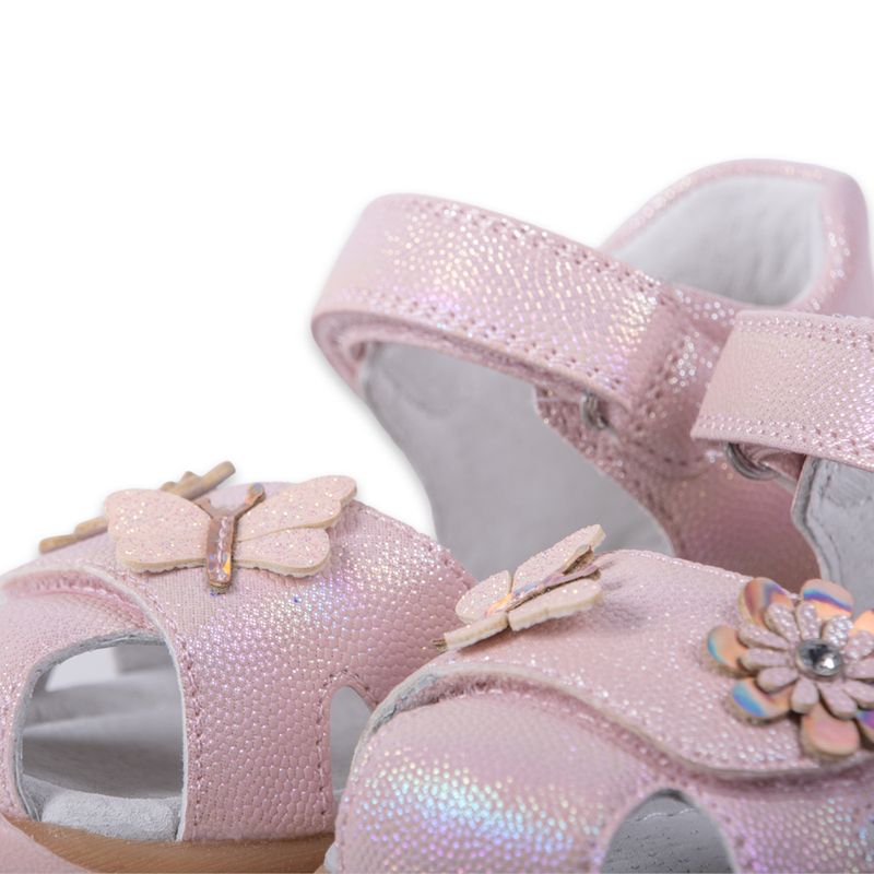 Sandalias-Clasico-Bebe-Niña-Palo-rosa-Pillin