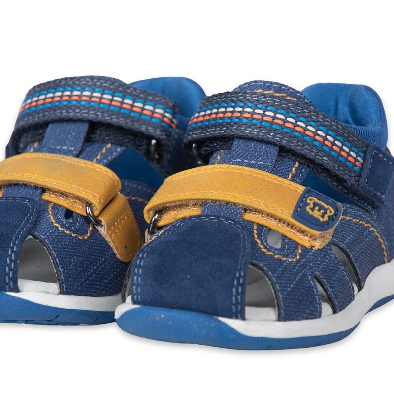 Sandalias-Clasico-Bebe-Niño-Azul-Pillin