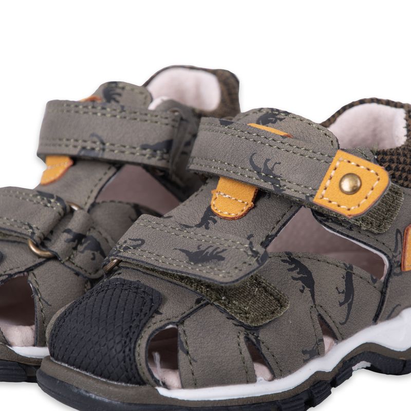 Sandalias-Clasico-Bebe-Niño-Verde-Pillin