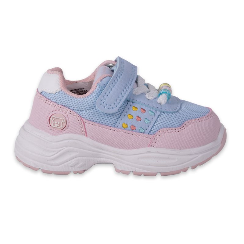 Zapatillas-Urbana-Bebe-Niña-Celeste-Pillin