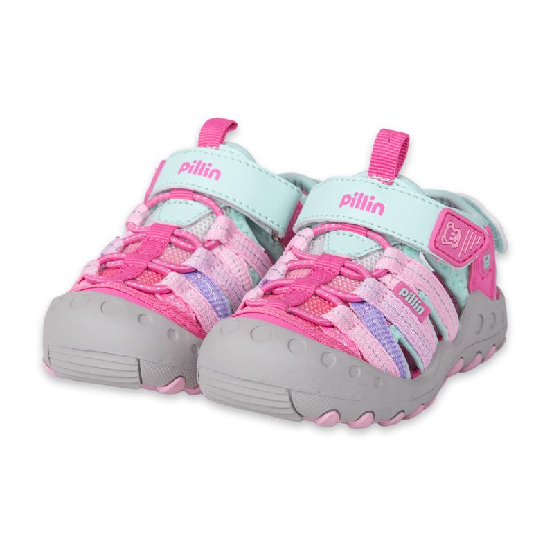 Sandalias-Outdoor-Bebe-Niña-Fucsia-Pillin