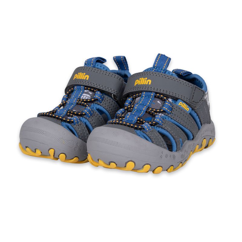 Sandalias-Outdoor-Bebe-Niño-Gris-Pillin