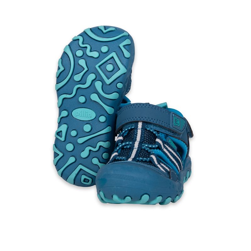 Sandalias-Outdoor-Bebe-Niño-Azul-marino-Pillin
