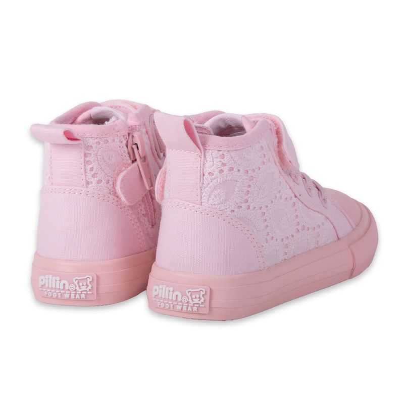 Zapatillas-Bebe-Niña-Palo-rosa-Pillin