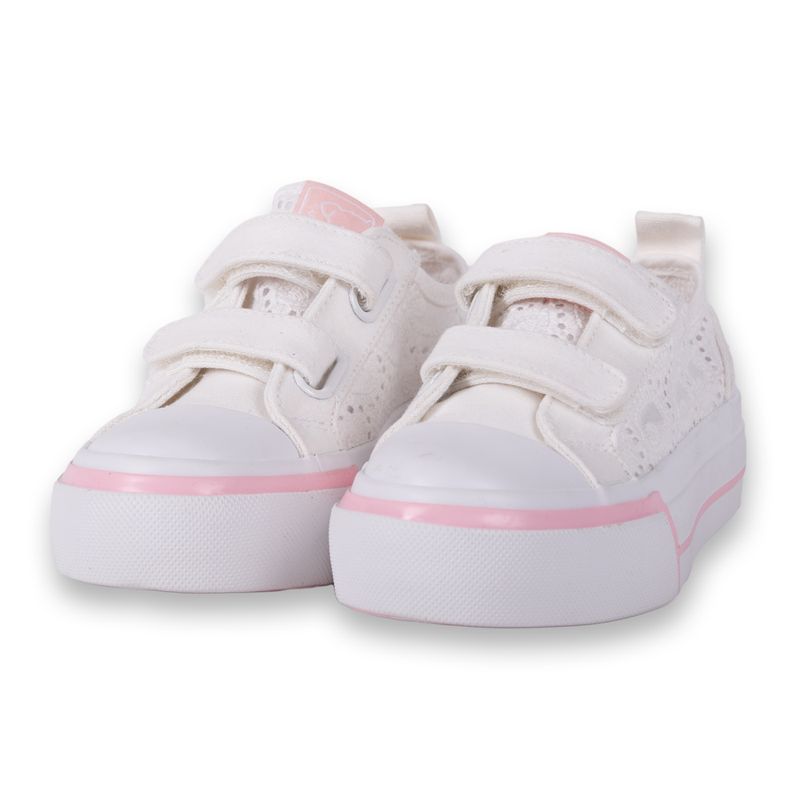 Zapatillas-Niña-Blanco-Pillin
