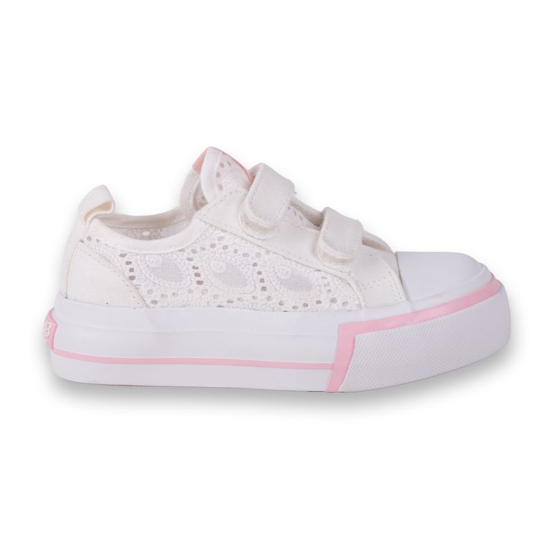 Zapatillas-Niña-Blanco-Pillin