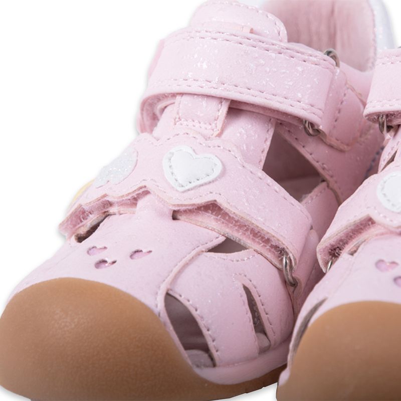 Sandalias-Pasos-Bebe-Niña-Rosado-Pillin