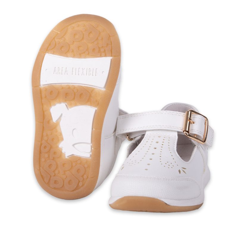 Ballerina-Clasica-Bebe-Niña-Blanco-Pillin