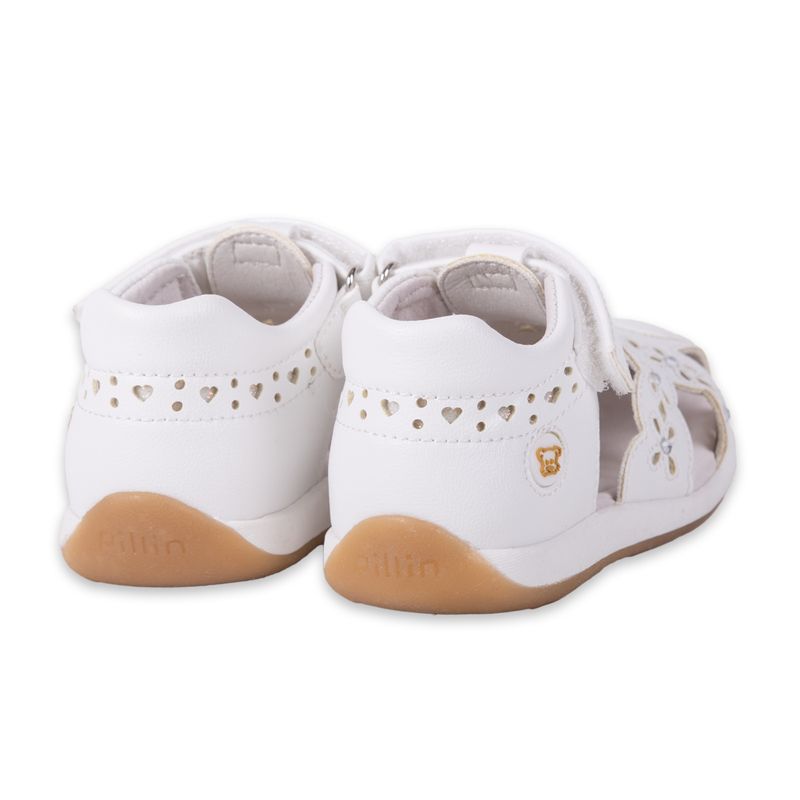 Sandalias-Clasico-Bebe-Niña-Blanco-Pillin