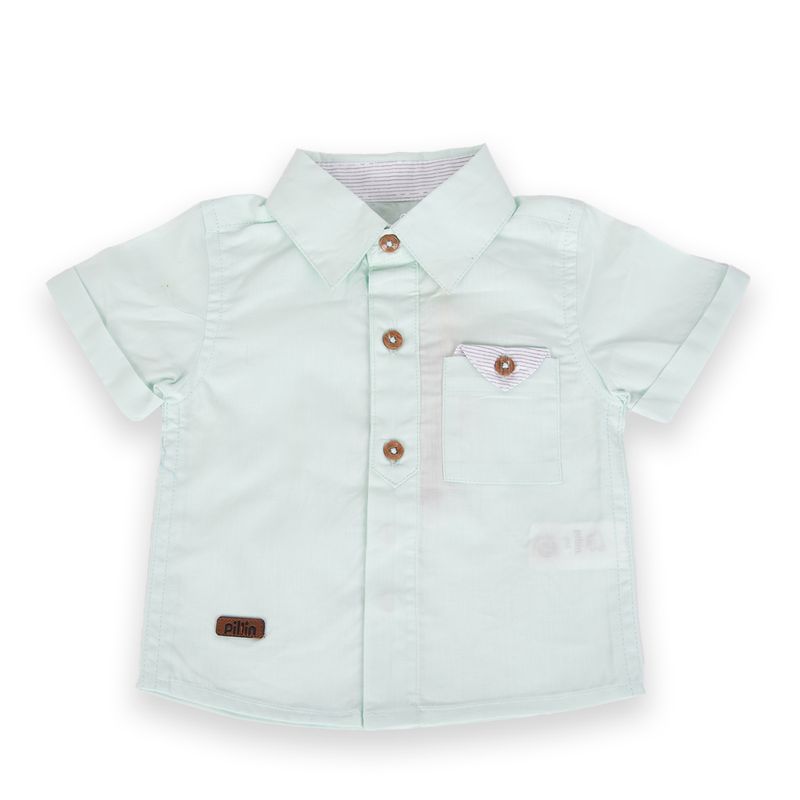Camisa-Bebe-Niño-Verde-Pillin