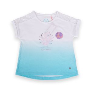 Polera Niña Turquesa