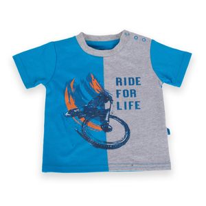 Polera Bebé niño Turquesa