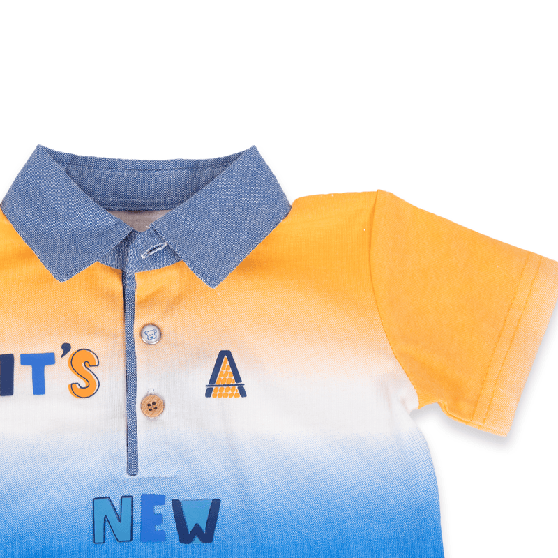 Polera-Bebe-Niño-Naranja-Pillin