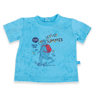 Polera Bebé niño Celeste