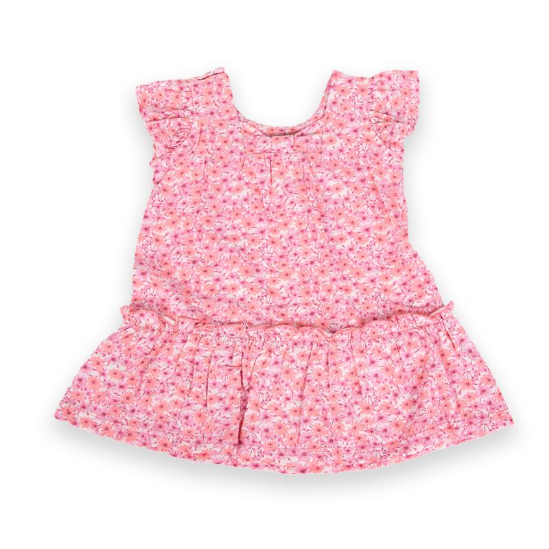 Vestido-Bebe-Niña-Rosado-Pillin