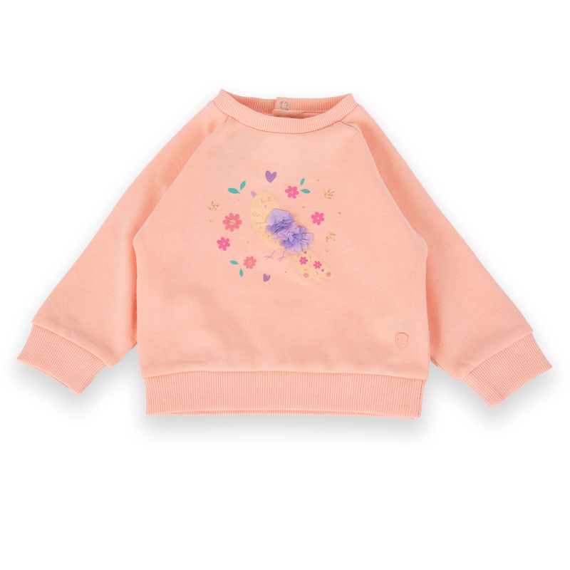 Poleron-Bebe-Niña-Naranja-Pillin