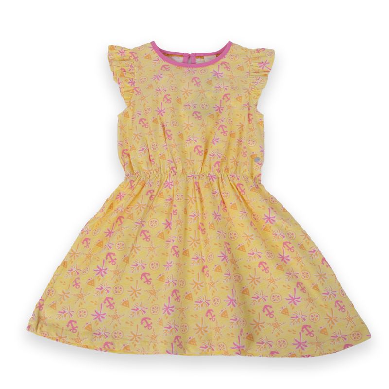 Vestido-Niña-Amarillo-Pillin